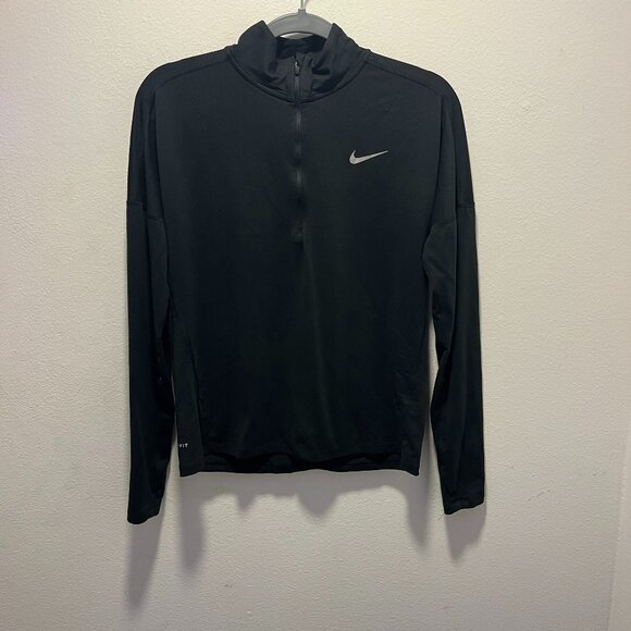 Nike Dri Fit Full Zip Jacket Women’s Lightweight Black Jacket Women Size Small - Picture 1 of 7